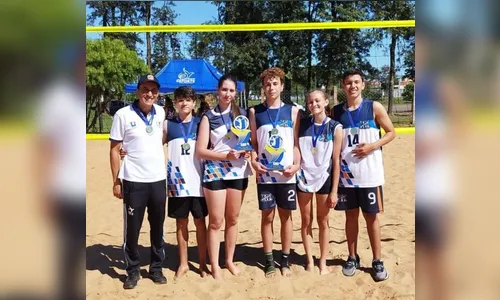 Arapongas encerra os Jogos Escolares do Paraná com vôlei de areia