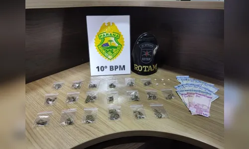 Rotam prende jovem de 21 anos por tráfico de drogas no Jardim América