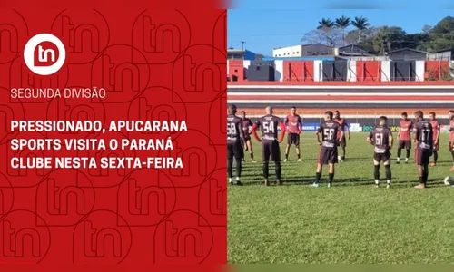 Apucarana Sports se prepara para jogo contra o Paraná Clube