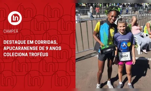 Apucaranense é campeã no sub-11 da Prova Rústica Tiradentes