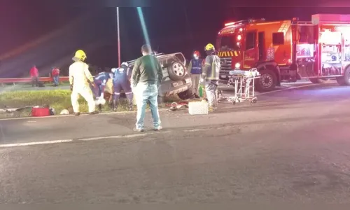 Motorista fica gravemente ferido em acidente na BR-369, em Apucarana