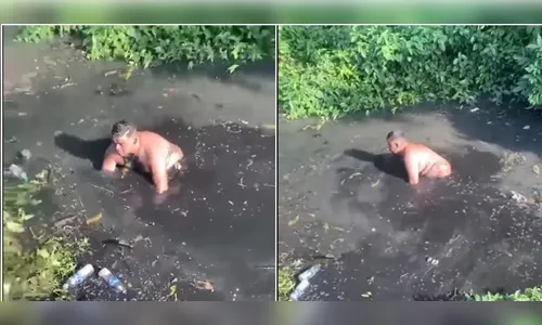 Vídeo: jovem pula em valão de esgoto para recuperar iPhone 12