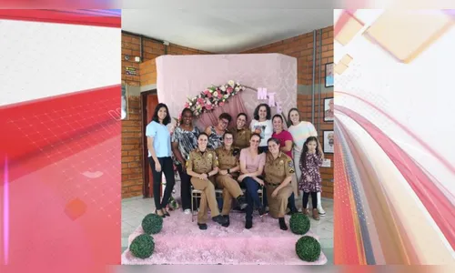 10°BPM realiza café da tarde em comemoração ao Dia das Mães