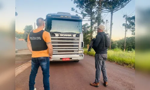 Polícia Civil recupera carreta roubada; motorista é encontrado