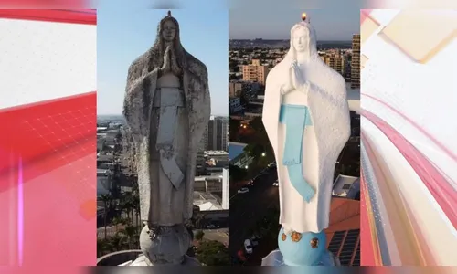 Santa da Catedral de Apucarana é finalizada; beleza surpreende