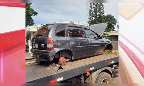 Após 7 dias do furto, carro é recuperado pela PM em Apucarana