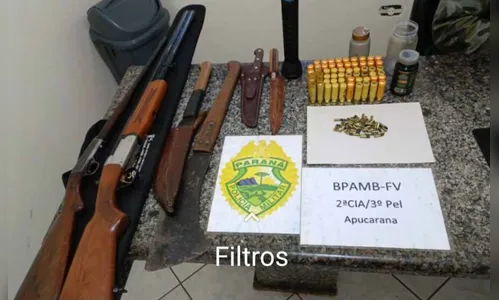 Polícia Ambiental prende CACs por posse irregular de arma de fogo