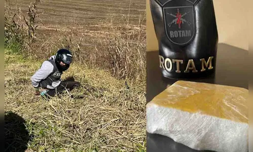 Motociclista é preso transportando meio quilo de cocaína na PR-466