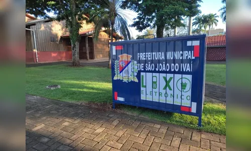 Prefeitura de São João do Ivaí instala ecoponto para lixo eletrônico