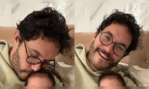 Eliezer encanta os seguidores com cliques ao lado de Lua: 