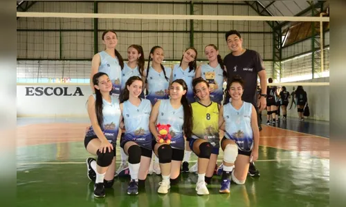 Voleibol feminino de Apucarana é campeão na fase regional dos JEP's