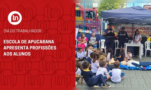 Escola de Apucarana apresenta profissões aos alunos