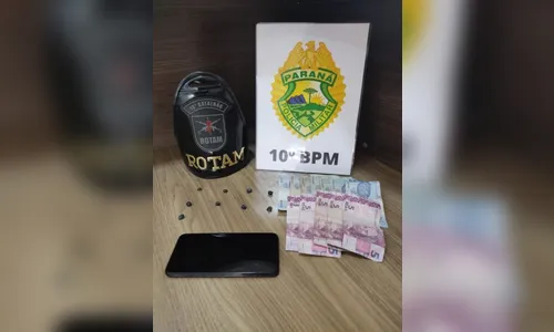Rotam prende jovem e apreende pedras de crack em bairro de Apucarana