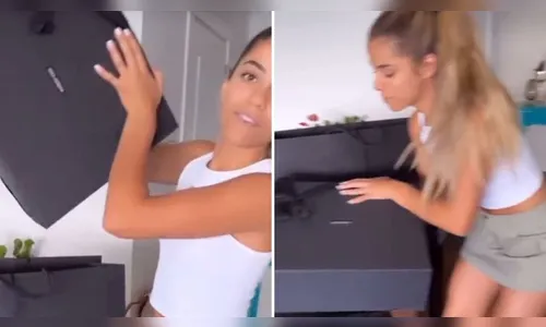 Key Alves ganha presente de luxo dos fãs e comemora: 