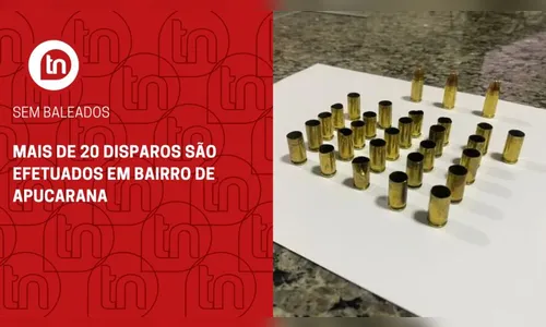 Mais de 20 disparos são efetuados em bairro de Apucarana