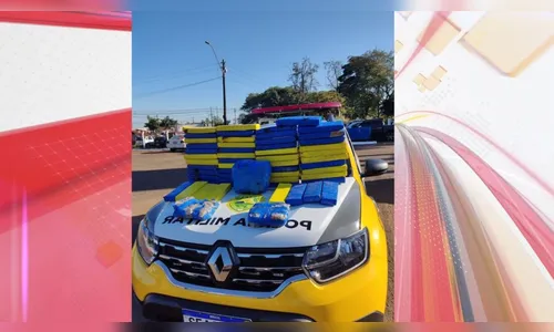 Motorista em alta velocidade derruba maconha em estrada de Rolândia