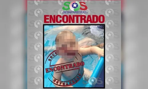 Vídeo mostra momento em que bebê desaparecido em SC é encontrado em SP