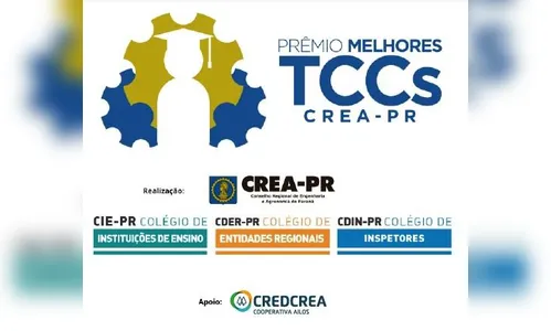Indicações ao Prêmio Melhores TCCs do Crea-PR encerram em 2 de maio