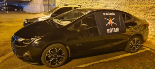 O carro foi localizado no Residencial Orlando Bacarin