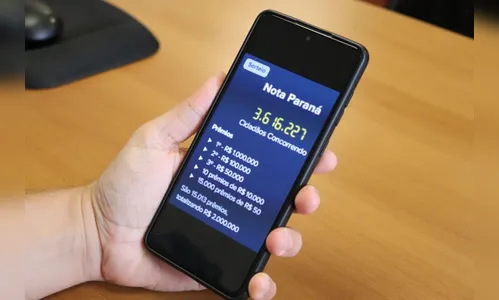 Nota Paraná: moradores de sete cidades são contemplados com R$ 10 mil