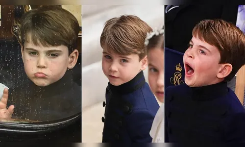 O príncipe Louis, de 5 anos