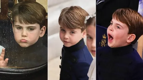 O príncipe Louis, de 5 anos