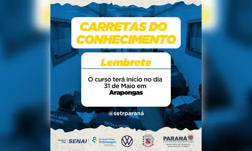 Arapongas oferta curso de Manutenção de Motocicleta; saiba mais