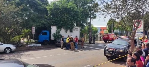 Os ocupantes do carro não se feriram