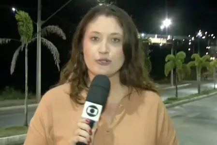 Paula Alves, da Inter TV, afiliada da Globo