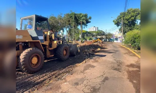Cortaram a praça errada em Apucarana