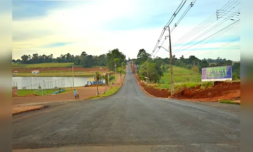 Prefeitura de Faxinal conclui recape na Avenida Santos Dumont