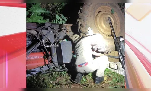 Trator tomba e mata idoso na zona rural de Apucarana