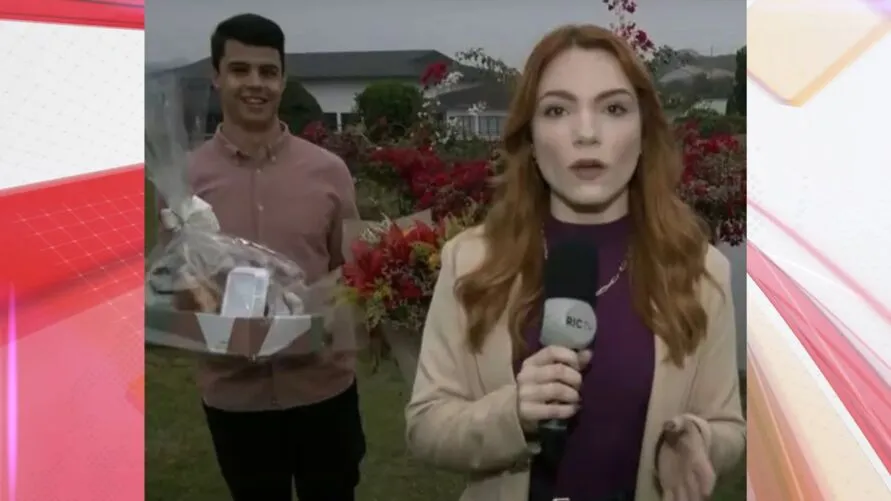 Mariana Lo Turco trabalha na RICtv de Maringá