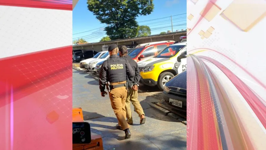 O homem foi preso durante abordagem da PM, no bairro Vila Regina.