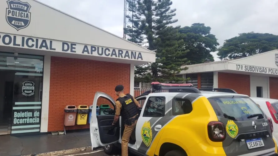 O suspeito, de 36 anos, foi levado para a delegacia