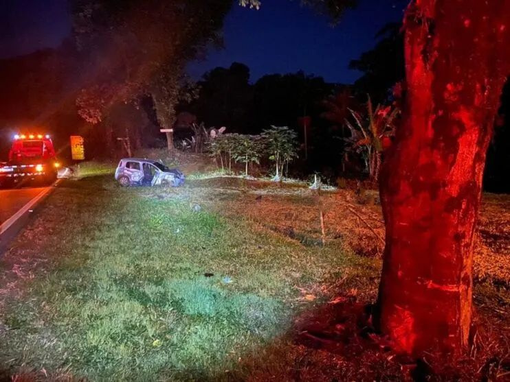 Acidente aconteceu no Km 39 da BR-277, sentido Curitiba