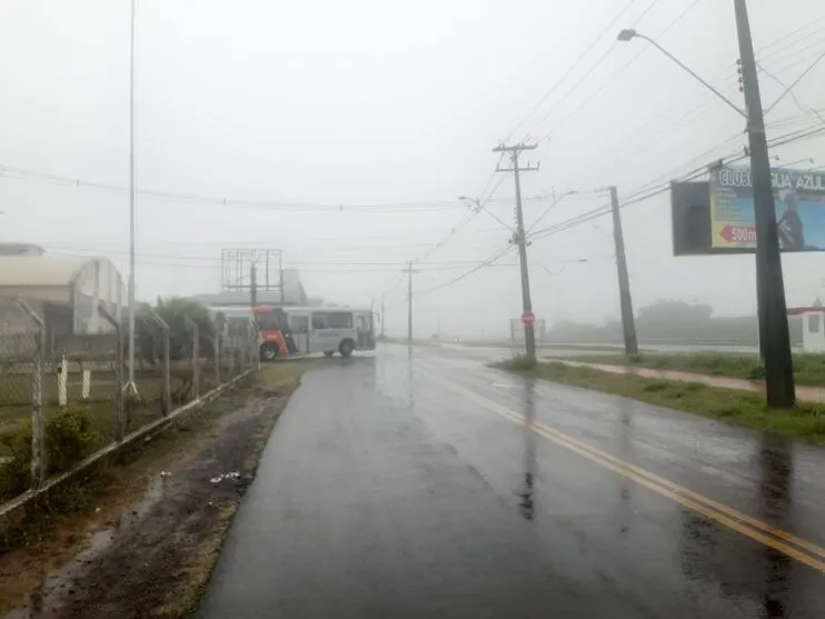 Dia começou com bastante neblina em Apucarana nesta quinta-feira (15)
