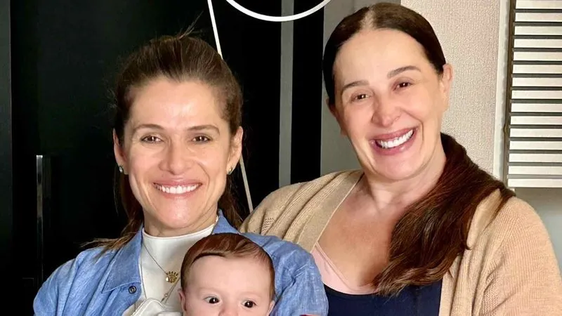 Ingrid Guimarães, Claudia Raia e Luca