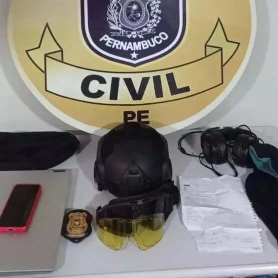 Objetos foram apreendidos pela polícia em Gravatá