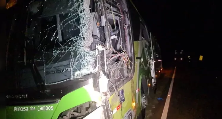 Ônibus da empresa Princesa dos Campos seguia para o município de Tibagi