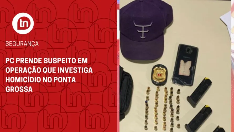 PC prende suspeito em operação que investiga homicídio no Ponta Grossa