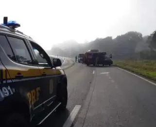 Polícia Rodoviária Federal  atendeu ocorrência em Ponta Grossa