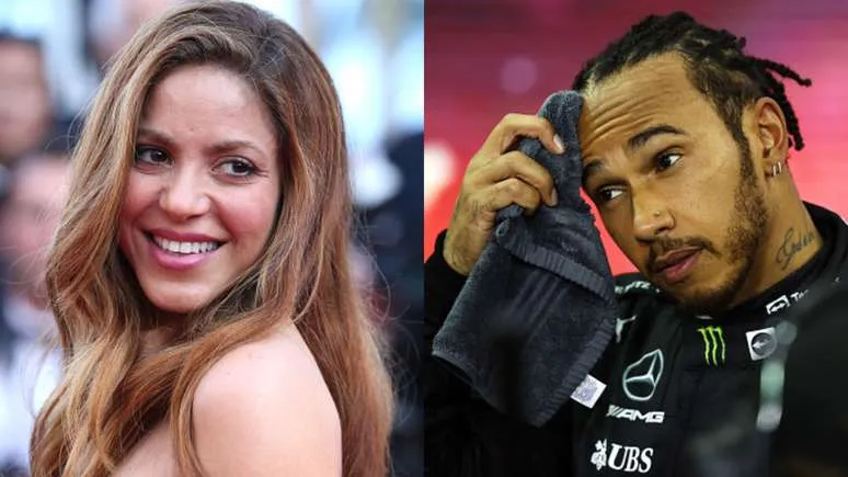 Shakira e Lewis Hamilton