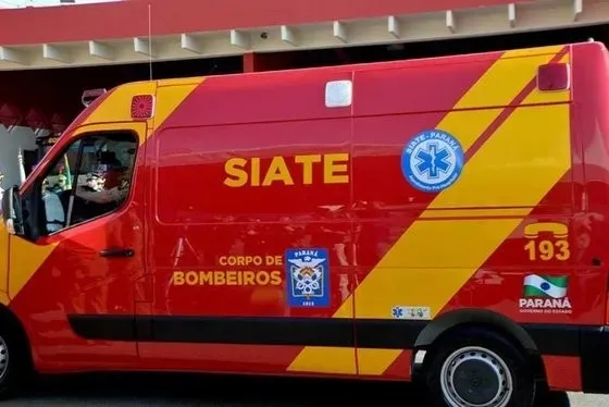 Siate dos Bombeiros atendeu o motociclista