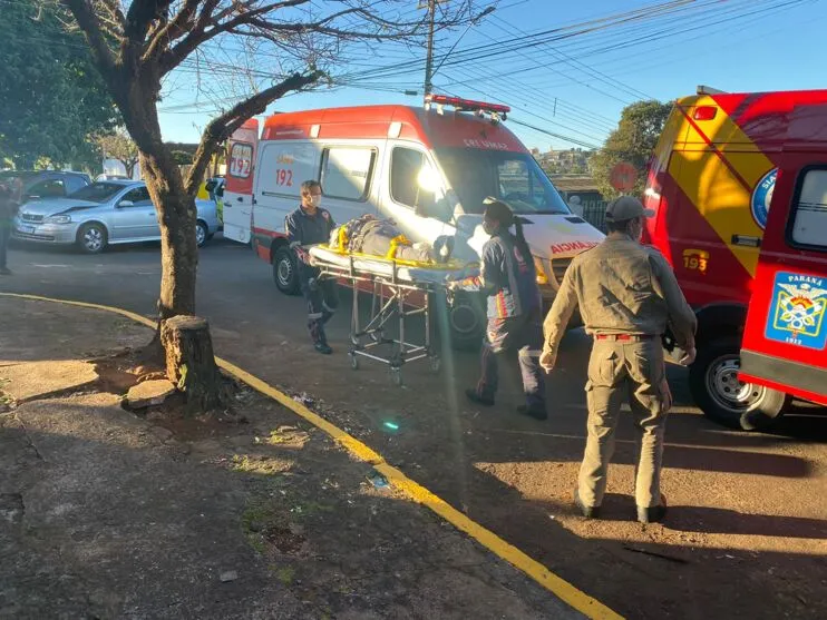 Socorristas do Siate e Samu foram ao local