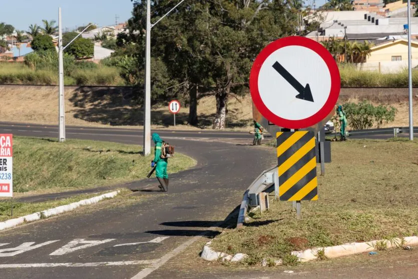 Trabalho começou com roçagem às margens das rodovias