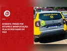 Acidente, prisão por estupro e manifestação: veja os destaques do Vale