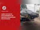 Carro furtado de estacionamento de empresa é encontrado em Apucarana