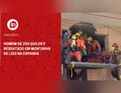 Homem de 250 quilos é resgatado em montanha de lixo na Espanha