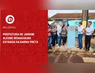Prefeitura de Jardim Alegre reinaugura estrada da Barra Preta